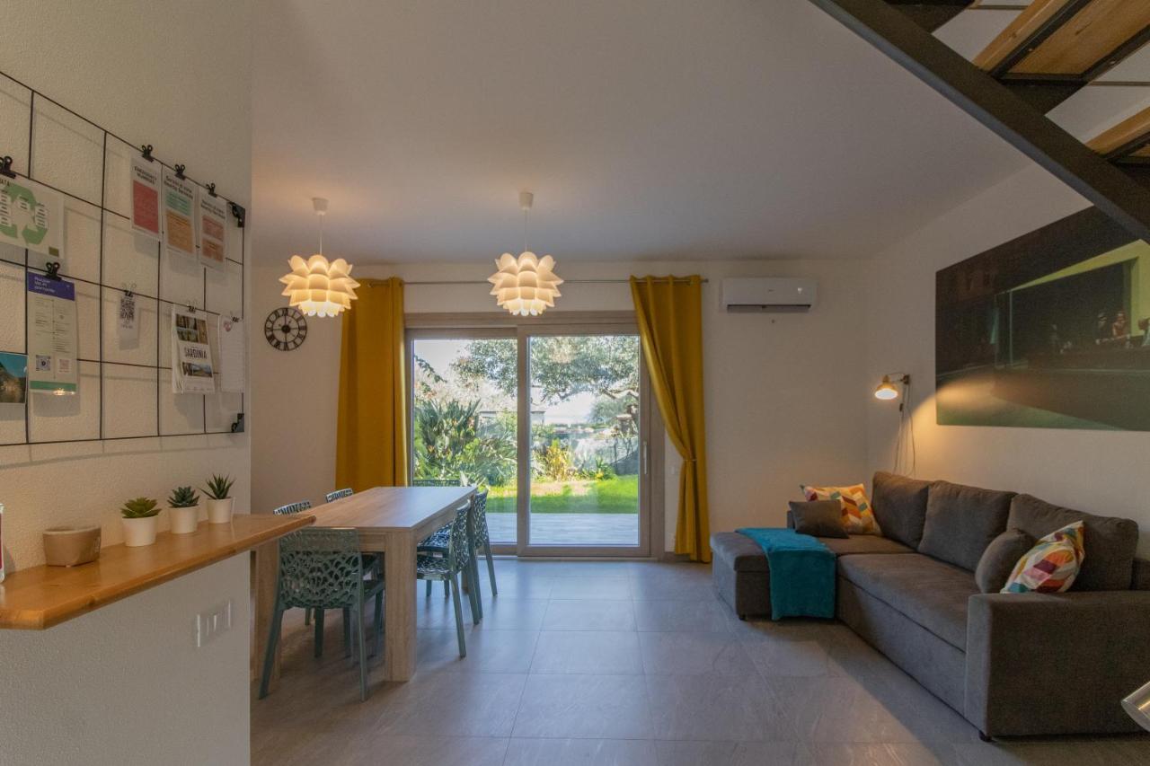 Domek Villa A 100Mt Dalla Spiaggia Capoterra Bagian luar foto